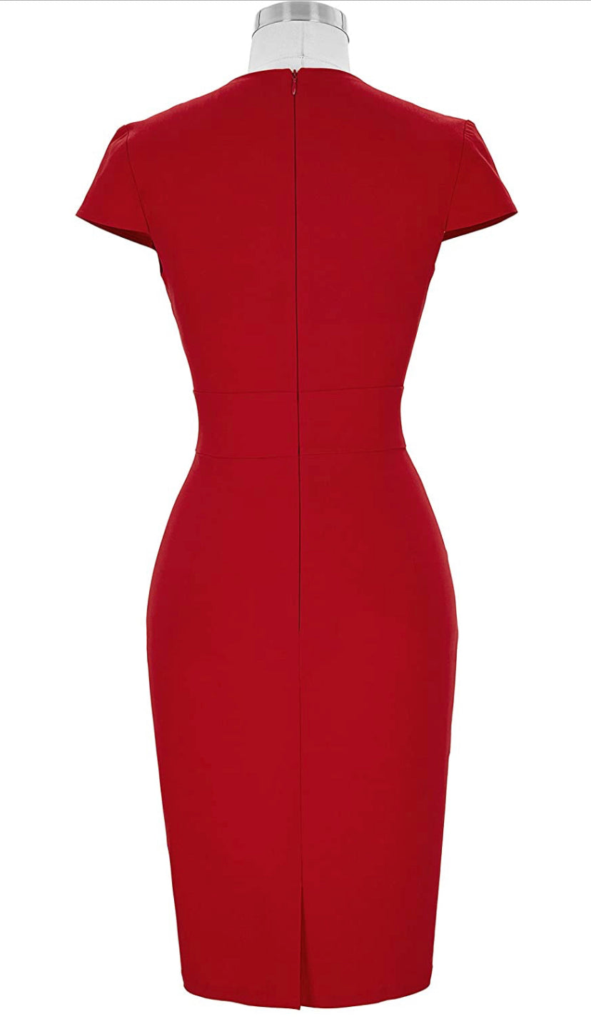 Red Pencil Dress