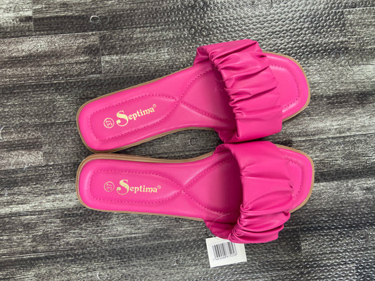 Pink Slip-on Slippers